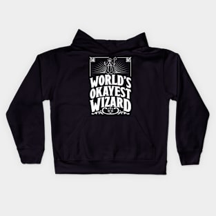 D&D Worlds Okayest Wizard Kids Hoodie